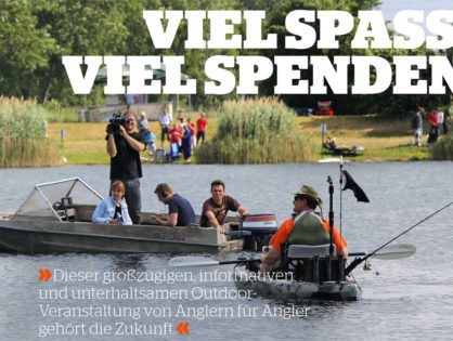 Blinker Ausgabe 8, 17.07.2013: Fishing Masters Show: „Dieser Outdoor-Veranstaltung von Anglern für Angler gehört die Zukunft“