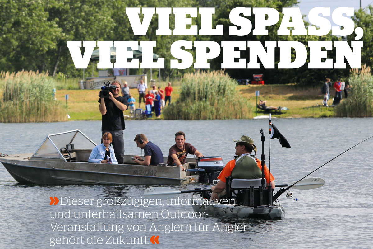 Blinker Ausgabe 8, 17.07.2013: Fishing Masters Show: „Dieser Outdoor-Veranstaltung von Anglern für Angler gehört die Zukunft“