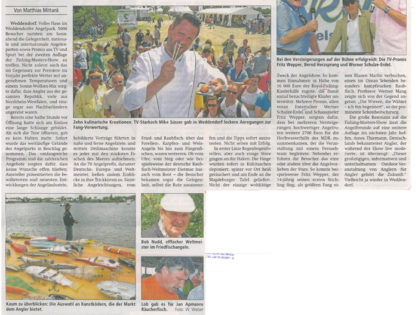 Altmark Zeitung, 25.06.2013: 5.000 Angler unter sich