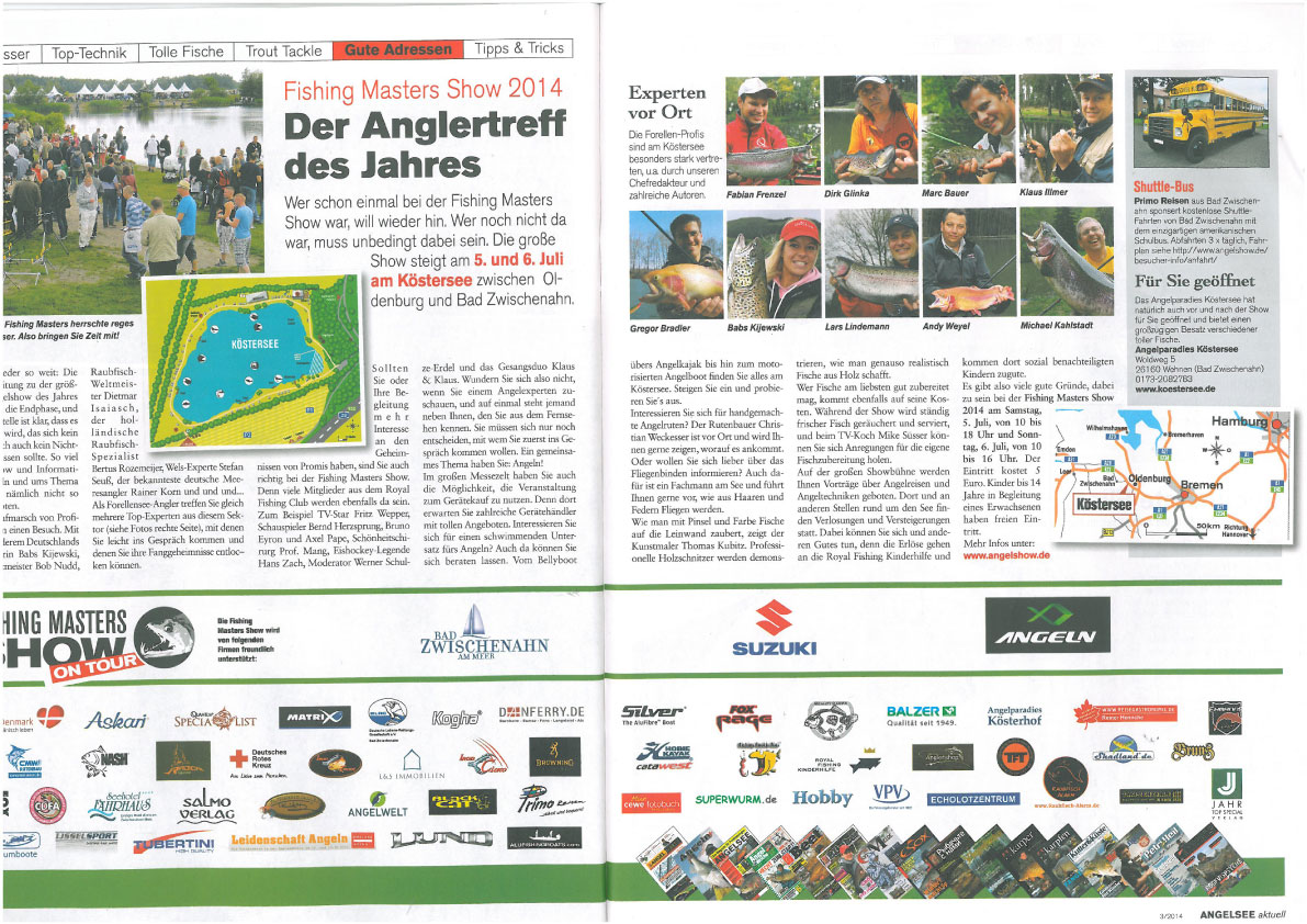 Fishing Masters Show 2014 Der Anglertreff des Jahres
