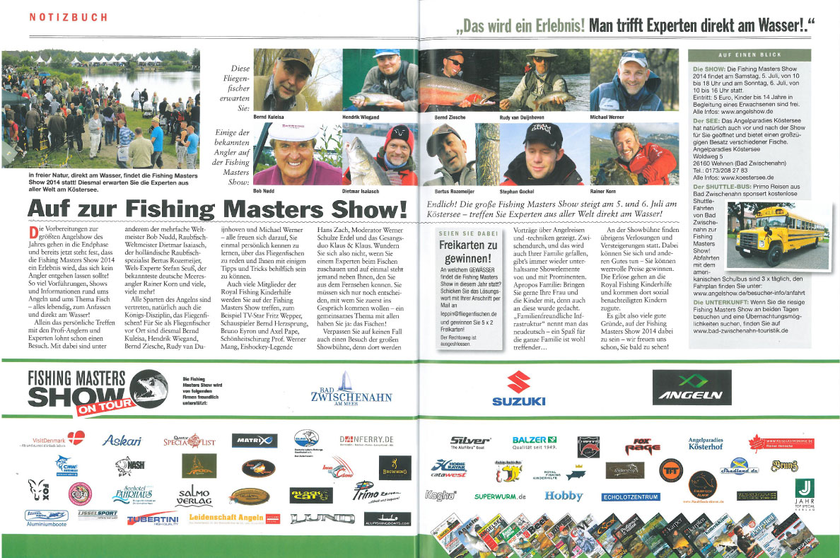 Auf zur Fishing Masters Show!