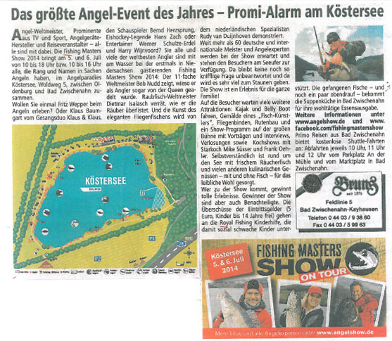 Das größte Angel-Event des Jahres – Promi-Alarm am Köstersee