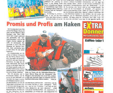 Promis und Profis am Haken