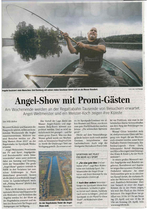 Angel-Show mit Promi-Gästen