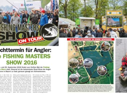 „Pflichttermin für Angler“ – Fishing Masters Show 2016