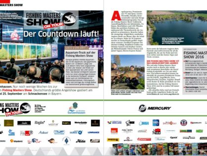 Fishing Masters Show on Tour – Der Countdown läuft