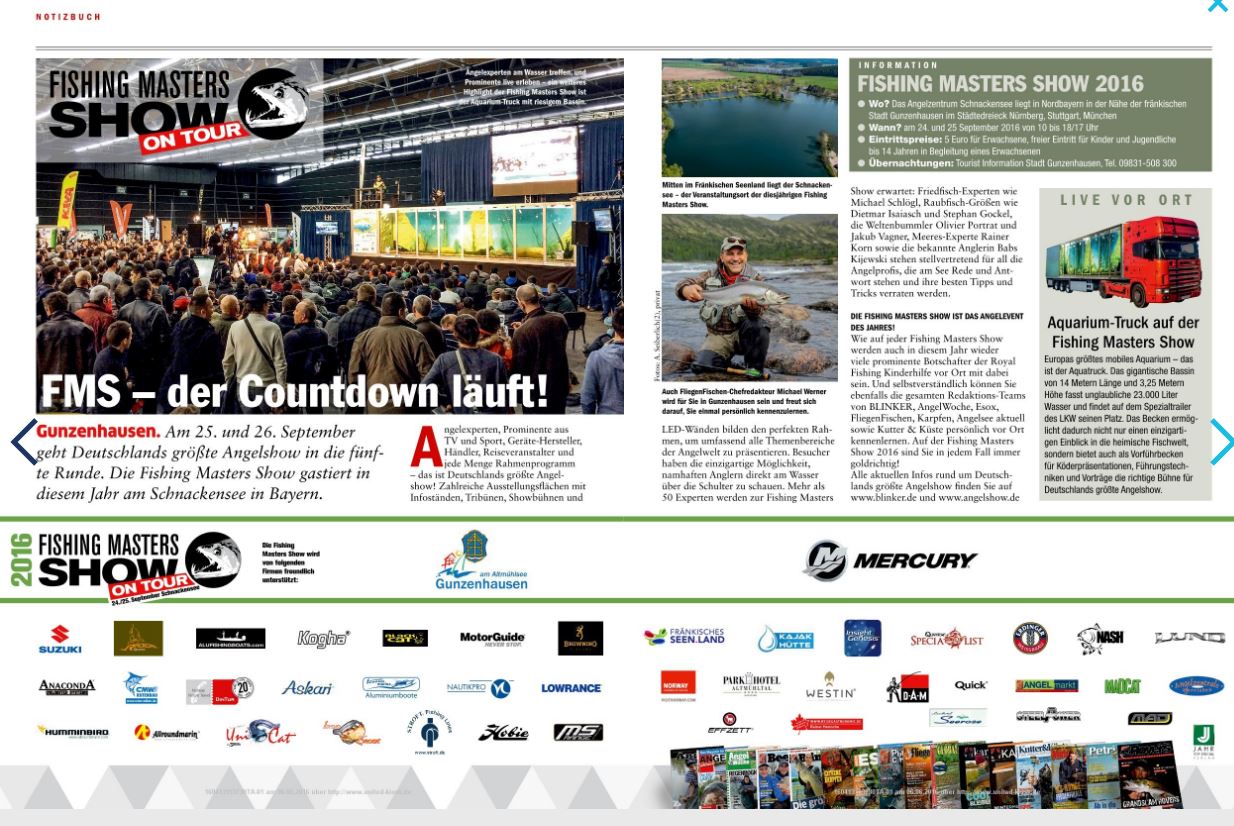 Fishing Masters Show on Tour