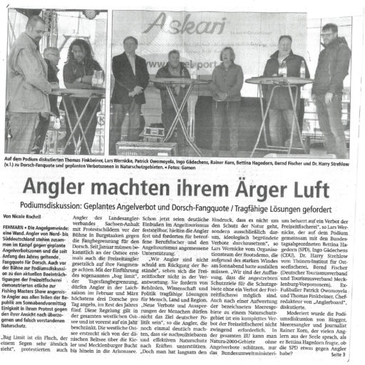 Angler machten ihrem Ärger Luft