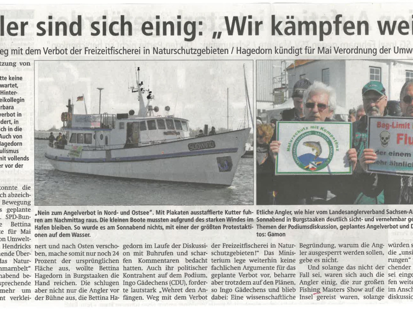 Angler sind sich einig: Wir kämpfen weiter