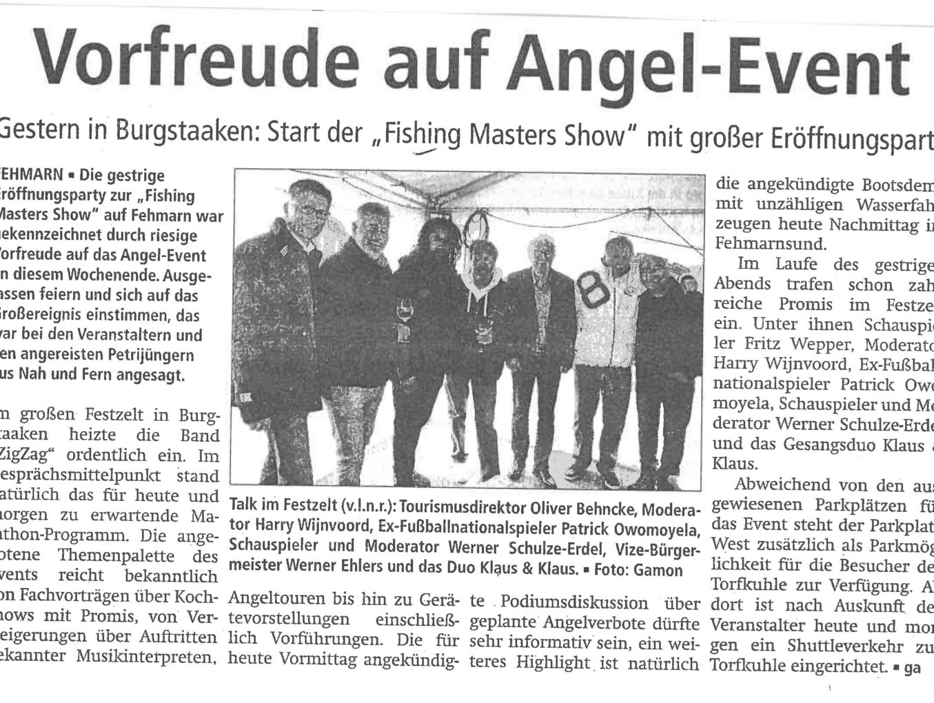 Vorfreude auf Angel-Event