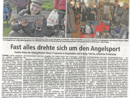 Fast alles drehte sich um den Angelsport