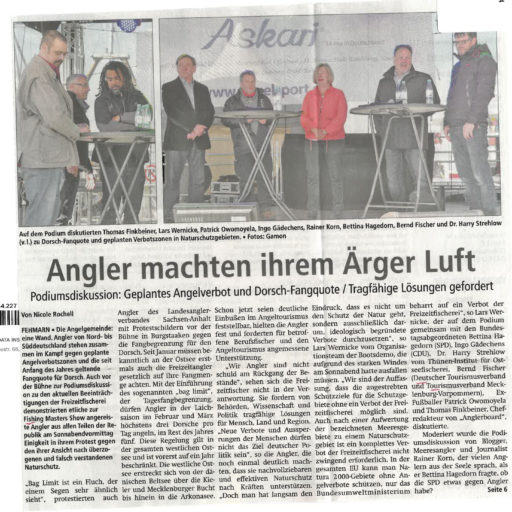 Angler machten ihrem Ärger Luft