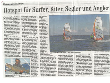 Hotspot für Surfer, Kiter, Segler und Angler