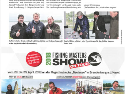 "Fishing Masters Show" 2018 in Brandenburg an der Havel