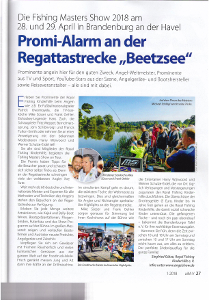 Promi-Alarm an der Regattastrecke „Beetzsee“