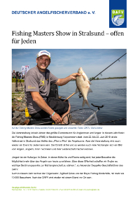 Fishing Masters Show in Stralsund – offen für Jeden